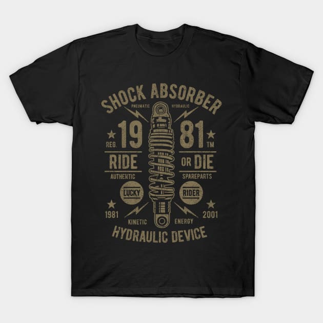 Shock Absorber T-Shirt by artbitz